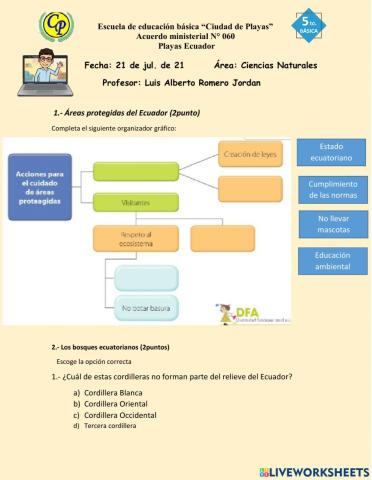 Evaluación Primer parcial