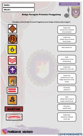 LKPD Seragam Pramuka Penggalang