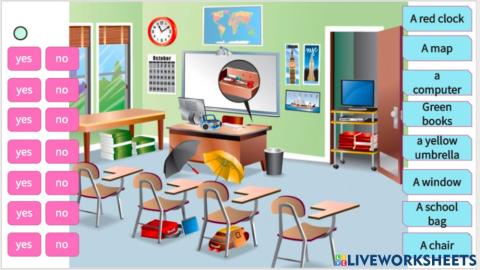 Classroom objects