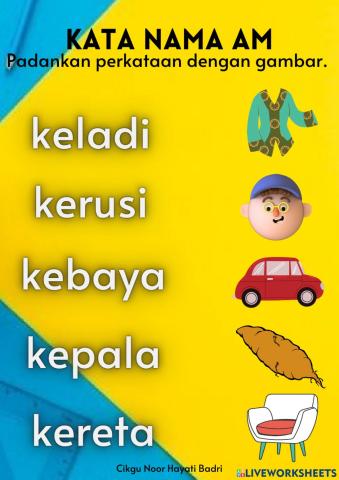 Kata nama am latihan 4