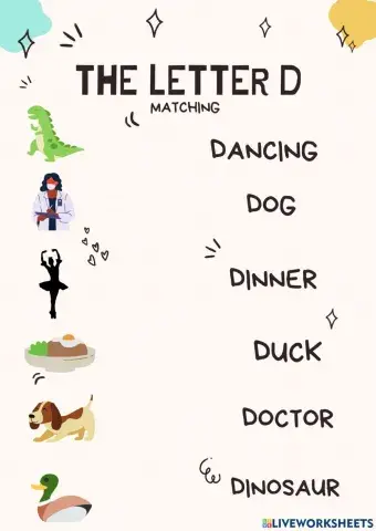 The letter D