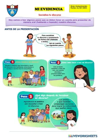 Socializa tu discurso