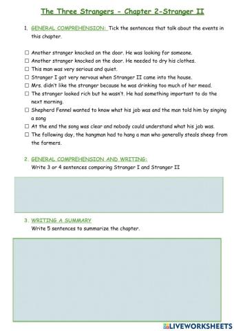 The Three Strangers - Chapter 2