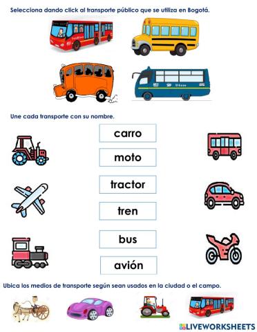 Medios de transporte