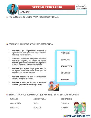 Sector terciario