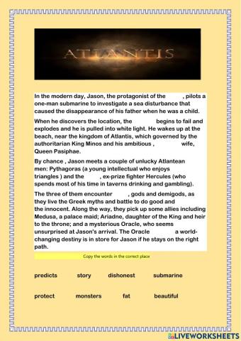 ATLANTIS Season 1 episode 1