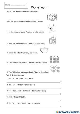 What would you like to eat