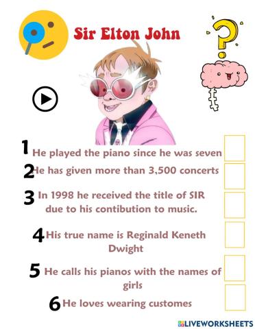 6 Curiosities about Elton John