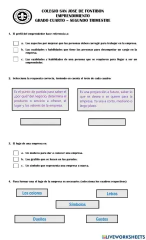 Empredimiento Cuarto Segundo Trimestre