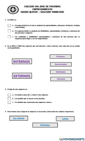 Empredimiento Quinto Segundo Trimestre