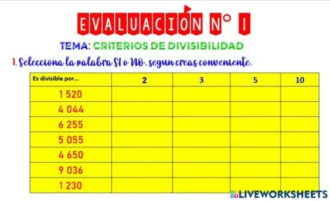 Evaluación de aritmética