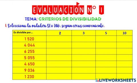 Evaluación de aritmética