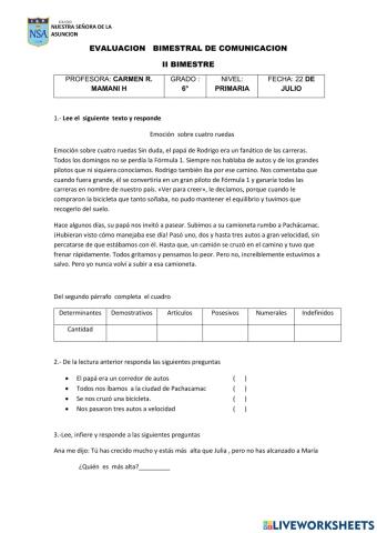 Bimestral de comunicacion