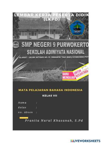 Lkpd 3.2 struktur teks deskripsi