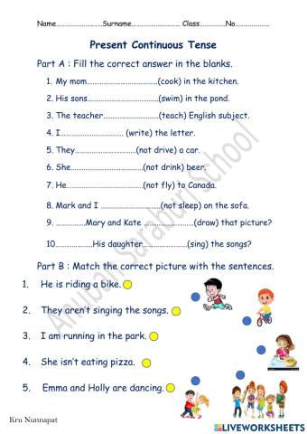 Present Continuous Tense