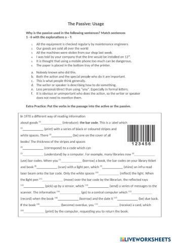 Passive Use and Practice