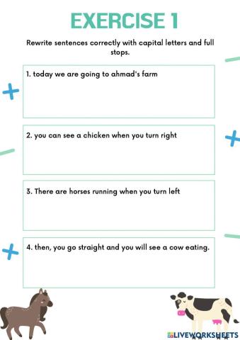 Writing and reading exercise