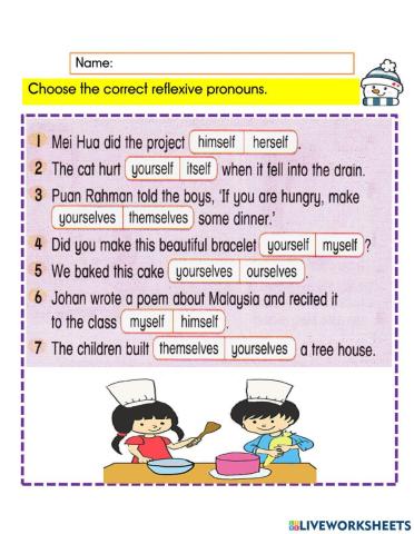 Reflexive pronouns