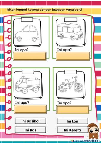 BM 3 - KENDERAAN DI DARAT