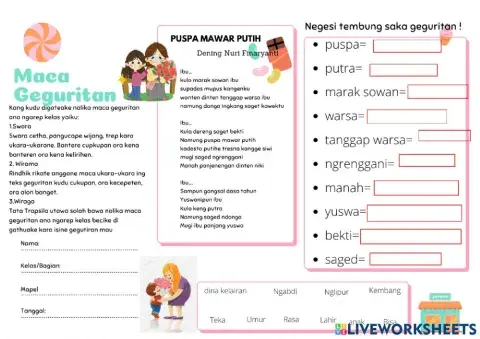 Materi geguritan kelas 4
