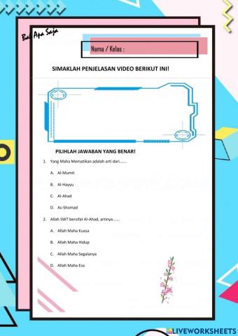 Mengenal Allah melalui Asmaul Husna