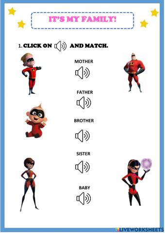 The incredibles' family