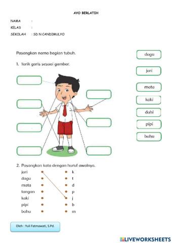 Ayo Berlatih Buku Tema 1 Subtema 2 Pemb 1