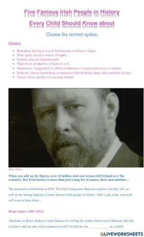 Five Famous Irish People in History Every Child Should Know about