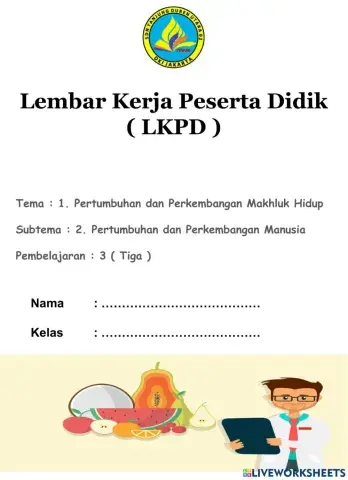 LKPD Kelas 3 A