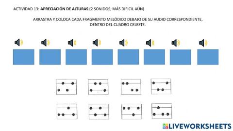 Actividad 13: Altura de los sonidos (III)