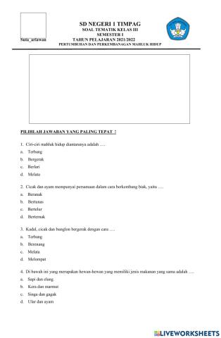 Pertumbuhan dan Perkembangan Mahluk Hidup