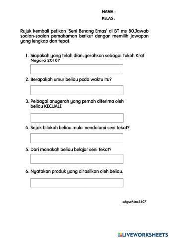 Seni benang emas bmt4