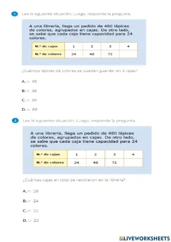 Evaluación diagnóstico de matemática
