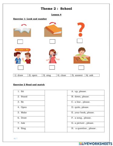 Smart Start - Grade 3 - Theme 2 - Lesson 4, 5, 6