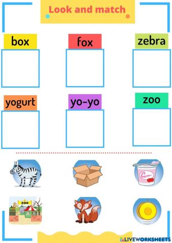 Vocabulary X Y Z family and friends starter