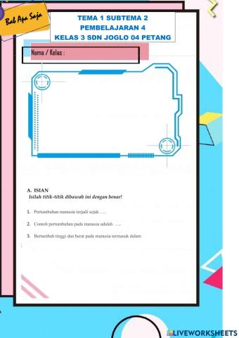 Tema 1 subtema 2 pembelajaran 4