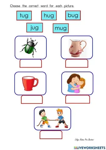'ug' word family