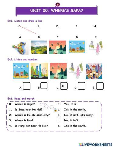 Unit 20: Where is Sa Pa?