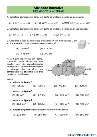 Desafio-te a... acertar