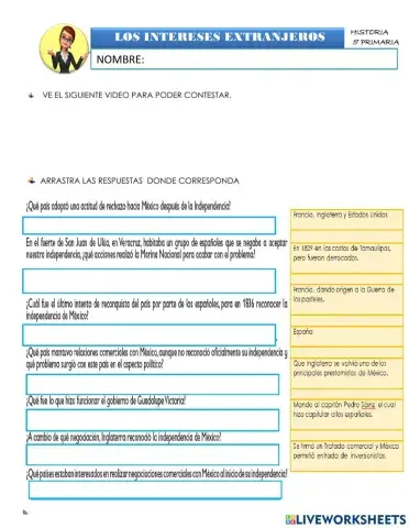 Los intereses extranjeros