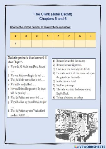 The Climb chap 5-6 Main Events