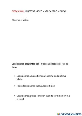 Clasificacion de palabras por su acento