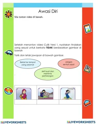 Awasi dir, pendidikan kesihatan