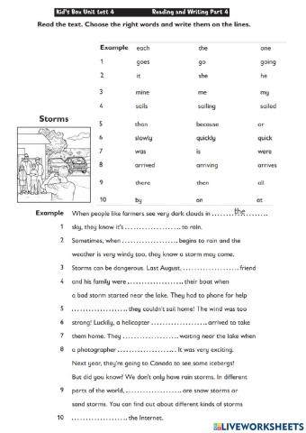 Reading Comprehension