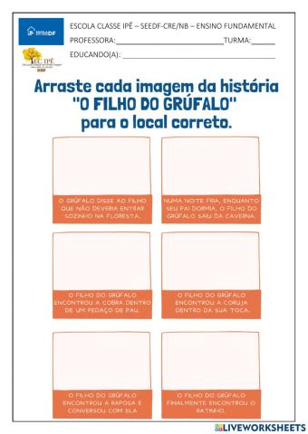 O filho do grúfalo sequencia da história