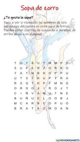 Sopa de zorro