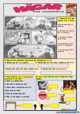 Reading: Hagar the Horrible