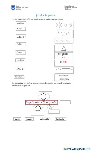 Compuestos orgánicos