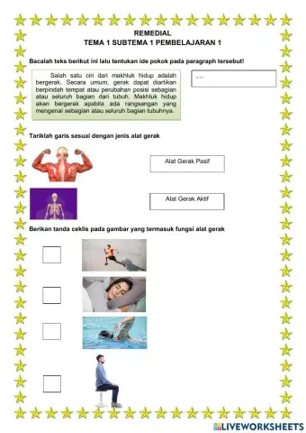 Remedial Tema 1 Sub Tema 1 Pembelajaran 1
