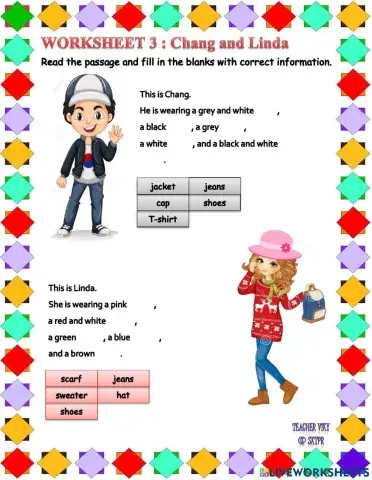 Unit 7 Get Dressed! Revision